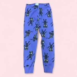 Hanna Andersson Marvel Black Panther Long John Pajama Pants Purple 110 cm (US 4)